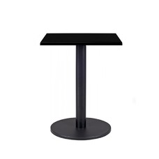 Mesa BOHEME, negra, base de 72 cms y tapa de 60 x 60 cms. Color a elegir