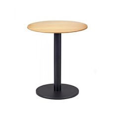 Mesa BOHEME, negra, base de 72 cms y tapa de 70 cms. Color a elegir
