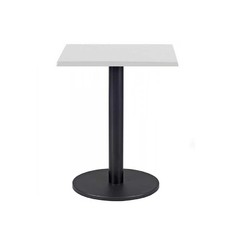 Mesa BOHEME, negra, base de 72 cms y tapa de 80 x 80 cms. Color a elegir