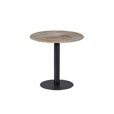 Mesa BOMBAY, negra, base de 72 cms y tapa de 60 cms. Color a elegir
