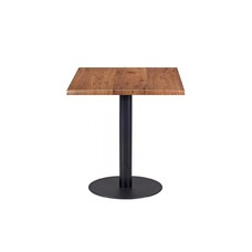 Mesa BOMBAY, negra, base de 72 cms y tapa de 80x80 cms. Color a elegir