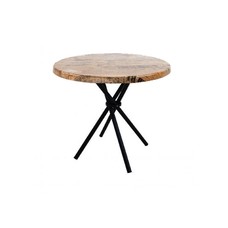 Mesa CLEO, negra, base de 75 cms y tapa de 60 cms. Color a elegir