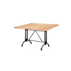 Mesa EIFFEL NEW, rectangular, aluminio, negra, tapa 110 x 70 cms. Color a elegir