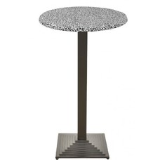 Mesa ELBA, alta, negra, base de 110 cms y tapa de 70 cms. Color a elegir
