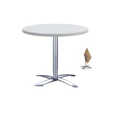 Mesa GATHER, aluminio, abatible, base de 73 cms y tapa 60 cms. Color a elegir