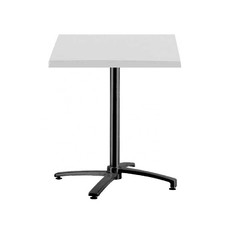 Mesa GUADIARO, aluminio, 4 brazos, base de 72 cms y tapa 60x60 cms. Color a elegir