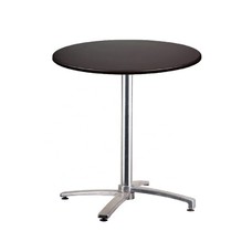 Mesa GUADIARO, aluminio, 4 brazos, base de 72 cms y tapa 70 cms. Color a elegir