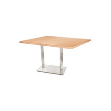 Mesa IPANEMA, acero inoxidable, tapa 110 x 70 cms. Color a elegir