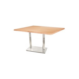 Mesa IPANEMA, acero inoxidable, tapa 110 x 70 cms. Color a elegir