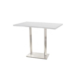 Mesa IPANEMA, alta, acero inoxidable, tapa 110 x 70 cms. Color a elegir