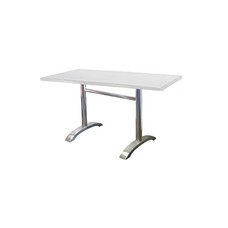 Mesa MILAN, aluminio, tapa 120 x 80 cms. Color a elegir