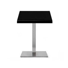 Mesa RHIN, acero inoxidable, base de 73 cms y tapa 70x70 cms. Color a elegir