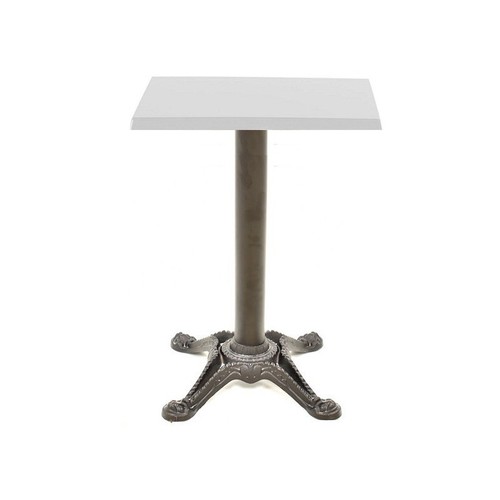 Mesa RODANO, negra, base de 75 cms y tapa de 60x60 cms. Color a elegir