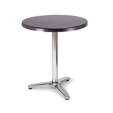 Mesa ROMA, aluminio, 3 radios, base de 70 cms y tapa 70 cms. Color a elegir
