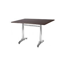 Mesa ROMA, aluminio, base rectangular y tapa 110 x 70 cms. Color a elegir