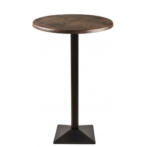 Mesa SOHO, alta, negra, base de 110 cms y tapa de 70 cms. Color a elegir