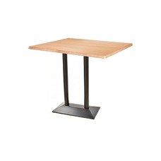 Mesa SOHO, alta, negra, base rectangular y tapa de 110x70 cms. Color a elegir