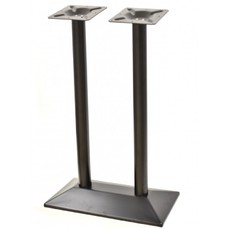 Mesa SOHO, alta, negra, base rectangular y tapa de 120x80 cms. Color a elegir