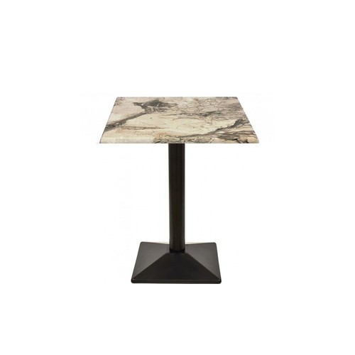 Mesa SOHO, negra, base de 72 cms y tapa de 60x60 cms. Color a elegir
