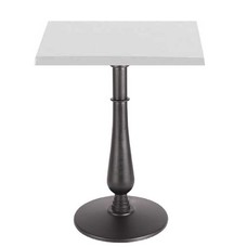 Mesa TÁMESIS, negra, base de 72 cms y tapa de 80x80 cms. Color a elegir