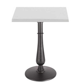 Mesa TÁMESIS, negra, base de 72 cms y tapa de 80x80 cms. Color a elegir