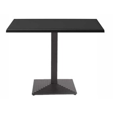 Mesa TIBER, negra, base de 72 cms y tapa de 110 x 70 cms. Color a elegir