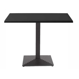 Mesa TIBER, negra, base de 72 cms y tapa de 110 x 70 cms. Color a elegir
