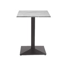 Mesa TIBER, negra, base de 72 cms y tapa de 80 x 80 cms. Color a elegir