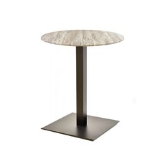 Mesa TROCADERO, negra, base de 72 cms y tapa de 60 cms. Color a elegir