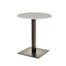 Mesa TROCADERO, negra, base de 72 cms y tapa de 70 cms. Color a elegir