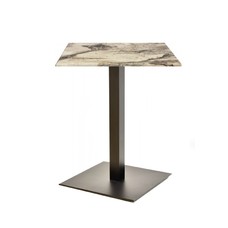 Mesa TROCADERO, negra, base de 72 cms y tapa de 70x70 cms. Color a elegir