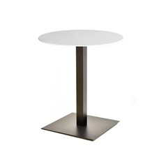 Mesa TROCADERO, negra, base de 72 cms y tapa de 80 cms. Color a elegir