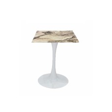 Mesa TULIP, base de 70 cms y tapa de 60 x 60 cms. Color a elegir