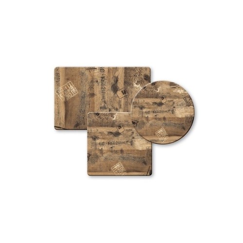 Tablero de mesa Werzalit Alemania, EX WORKS 122, 110 x 70 cms*