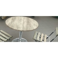 Tablero de mesa Werzalit-Sm, PONDEROSA BLANCO 178, 60 cms de diámetro*.