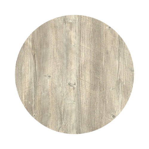 Tablero de mesa Werzalit-Sm, PONDEROSA BLANCO 178, 60 cms de diámetro*.