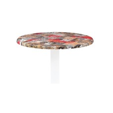 Tablero de mesa Werzalit Alemania, BABYLON 213, 70 cms de diámetro*.