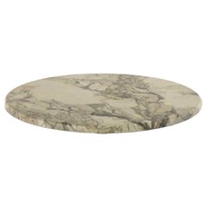 Tablero de mesa Werzalit-Sm, MARBLE ALMERIA 209, 70 cms de diámetro*.