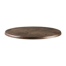 Tablero de mesa Werzalit-Sm, MARRÓN ÓXIDO 223, 70 cms de diámetro*.