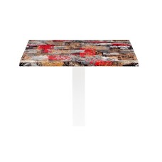 Tablero de mesa Werzalit Alemania, BABYLON 213, 70 x 70 cms*
