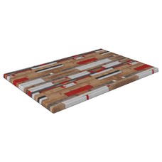 Tablero de mesa Werzalit-Sm, KBANA RED 271, 120 x 80 cms*