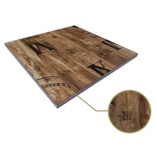 Tablero de mesa HD7346, vintage, 80 x 80 cms