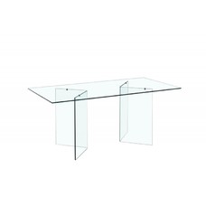 Mesa OTISH, cristal 180x90 cms