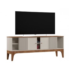 Mueble TV FLORENCIA, blanco roto y matte, 160 cms. Mueble TV FLORENCIA, blanco roto y matte, 160 cms.