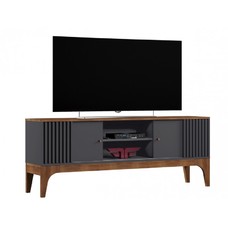 Mueble TV FLORENCIA, grafito y matte, 160 cms. Mueble TV FLORENCIA, grafito y matte, 160 cms.