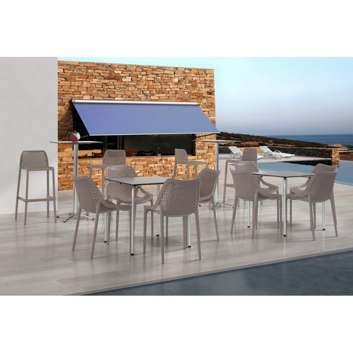 Silla BILL, apilable,polipropileno blanco*