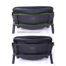 Silla NIZA NEW AM, chasis cromado, tejido A1, color negro*