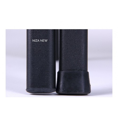 Silla NIZA NEW, chasis epoxi negro, similpiel naples negra