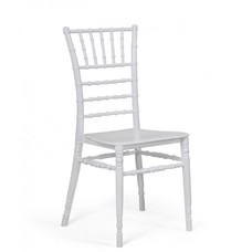 Silla CHIAVARI NEW, apilable, polipropileno blanco