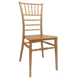 Silla CHIAVARI NEW, apilable, polipropileno dorado
